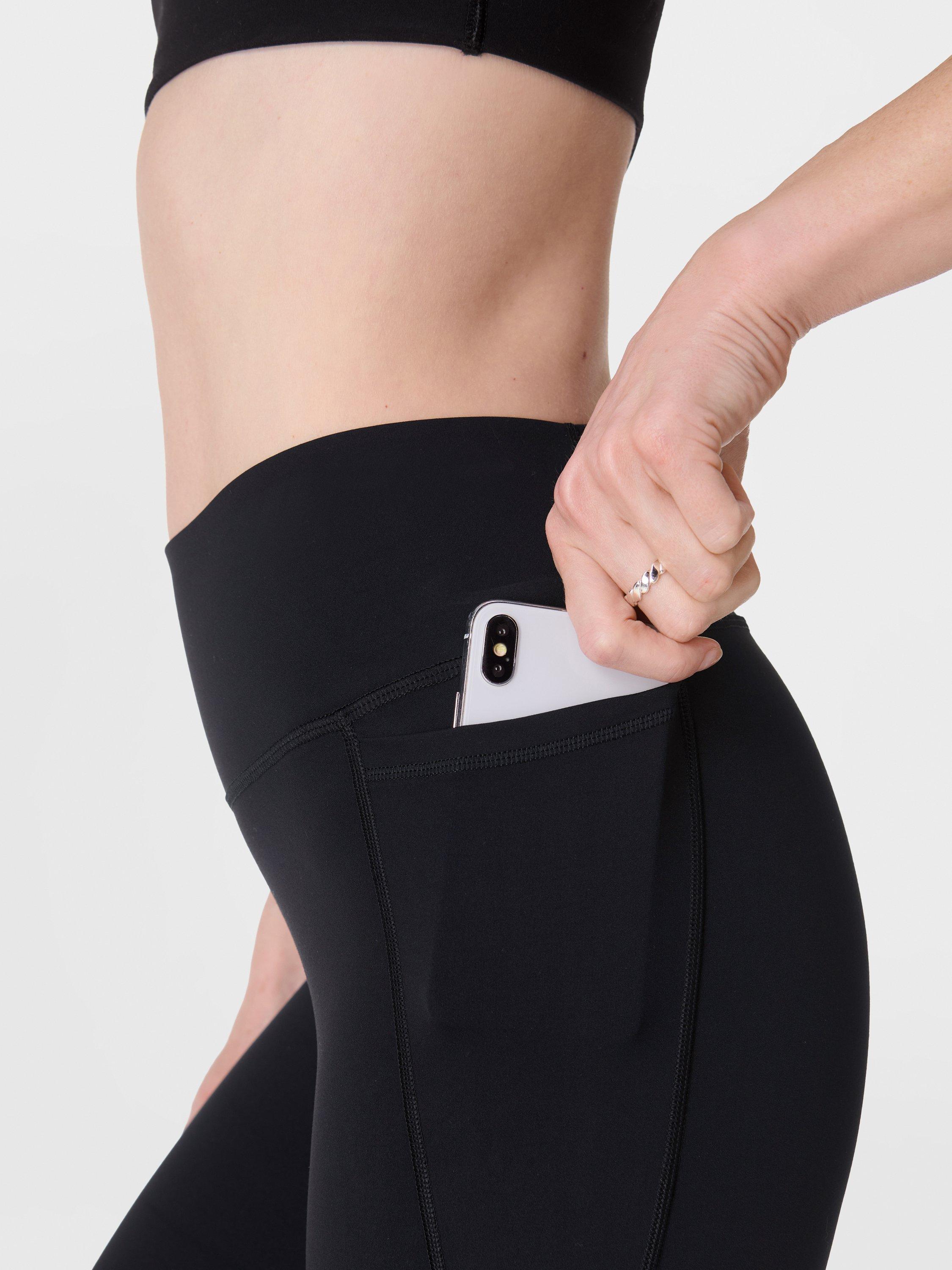 Product image 6 of 7, which shows Sweaty Betty Ultimate Studio 7/8 Leggings, Black, XXS
