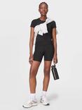 Sweaty Betty Power 6" Biker Shorts, Black Leopard