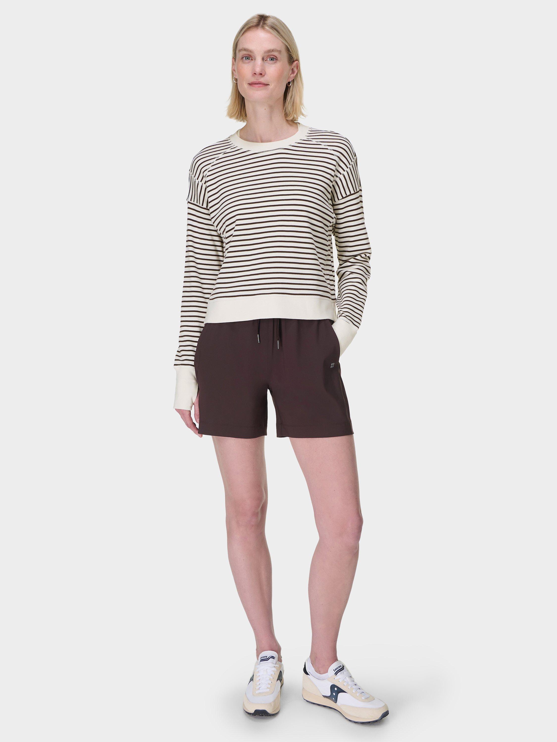 Product image 3 of 6, which shows Sweaty Betty Explorer 5.5" Shorts, Sable Brown, XXS