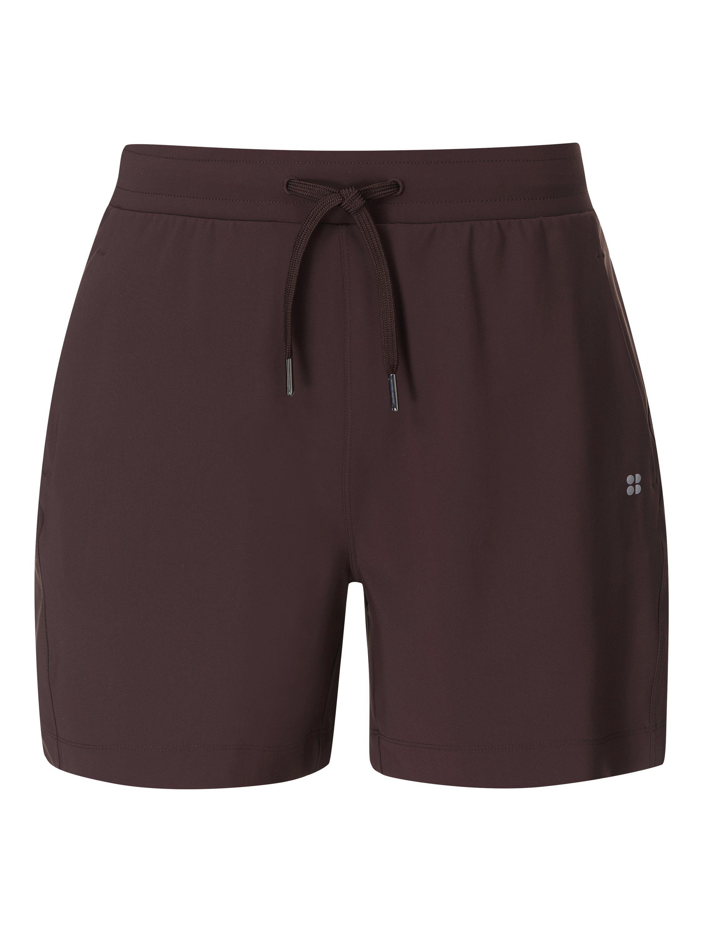Product image 6 of 6, which shows Sweaty Betty Explorer 5.5" Shorts, Sable Brown, XXS