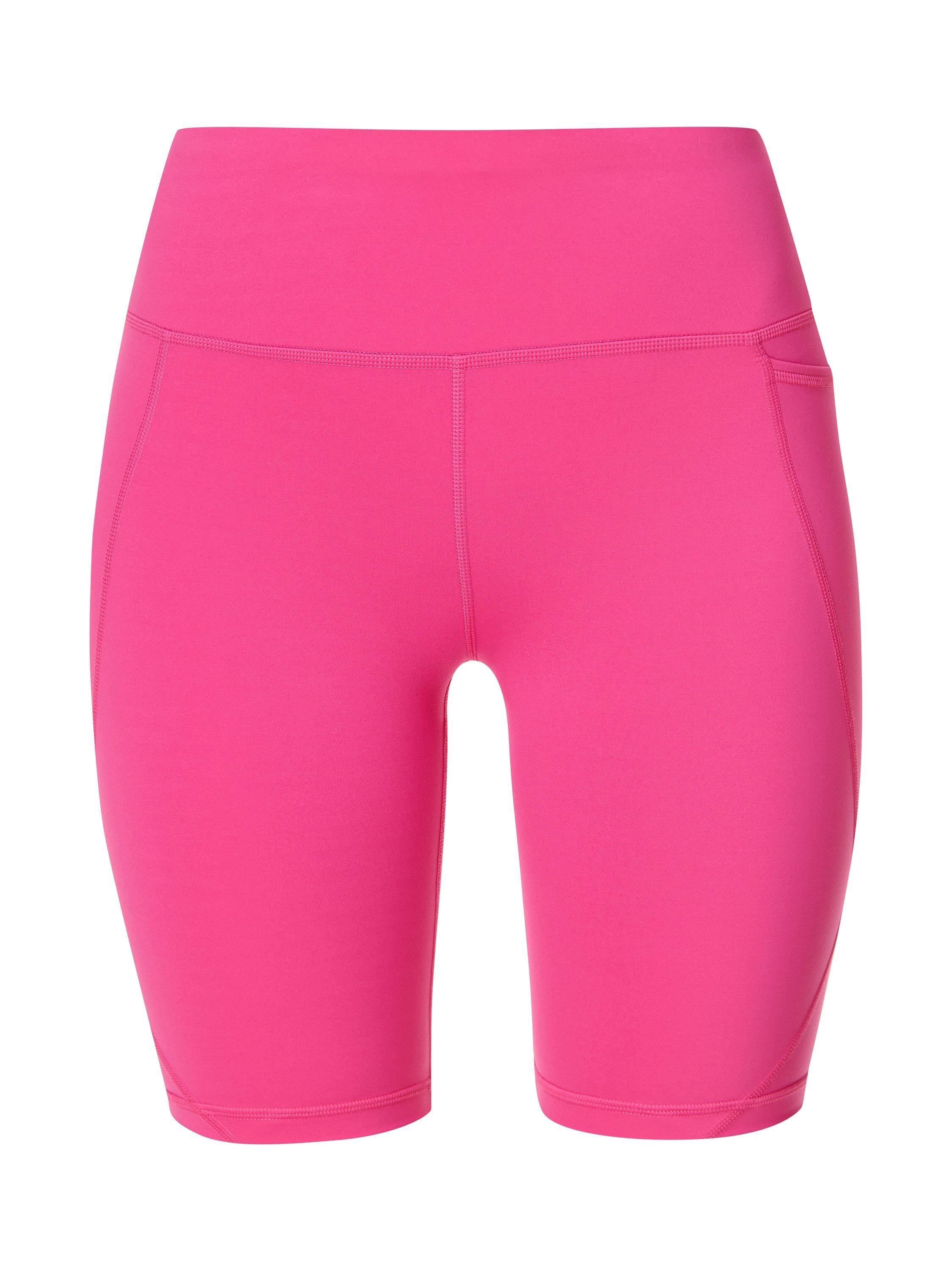 Product image 8 of 8, which shows Sweaty Betty Power 9" Biker Shorts, Fuchsia Pink, XXS