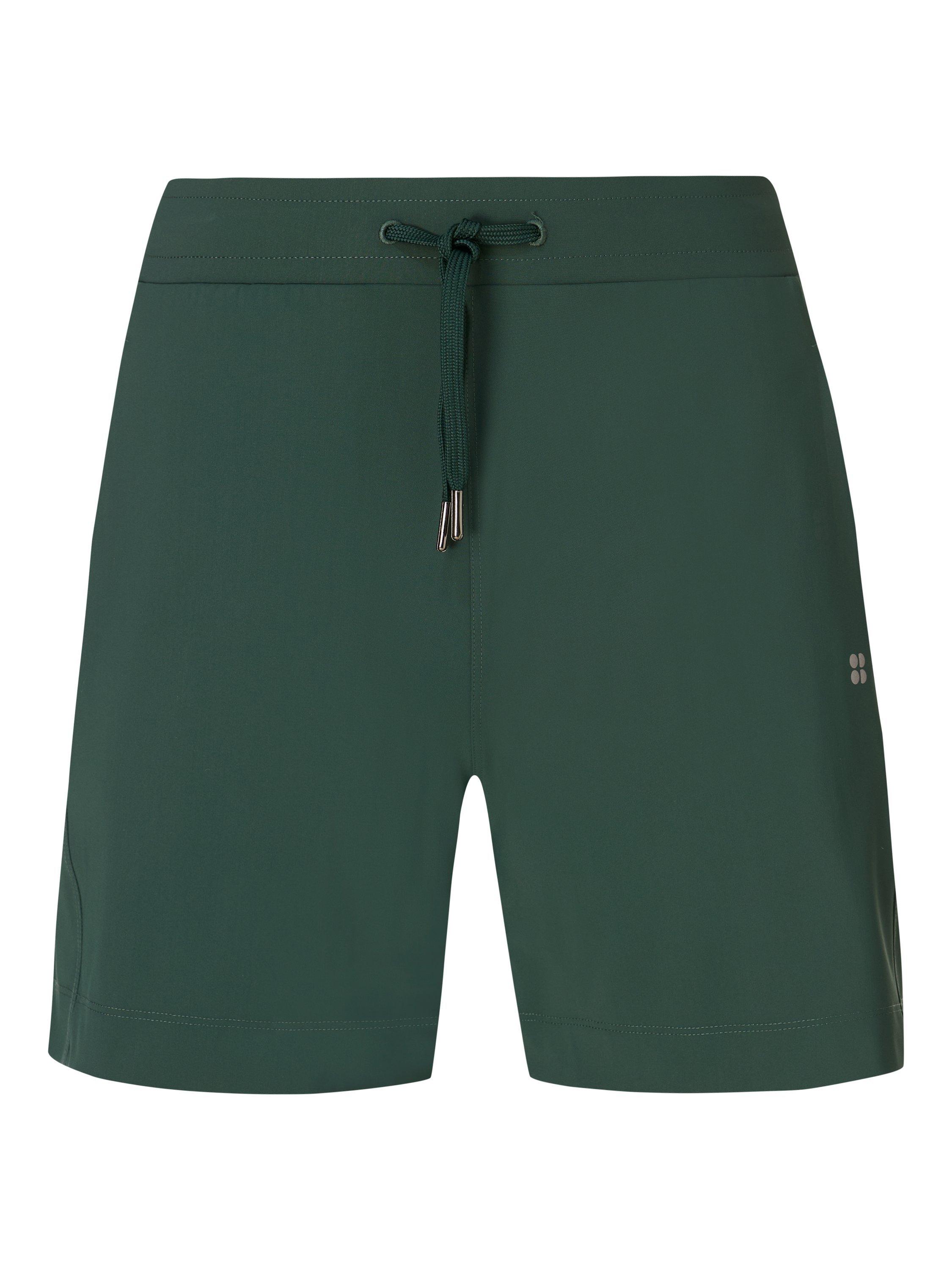 Product image 7 of 8, which shows Sweaty Betty Explorer 5.5" Shorts, Trek Green, XXS