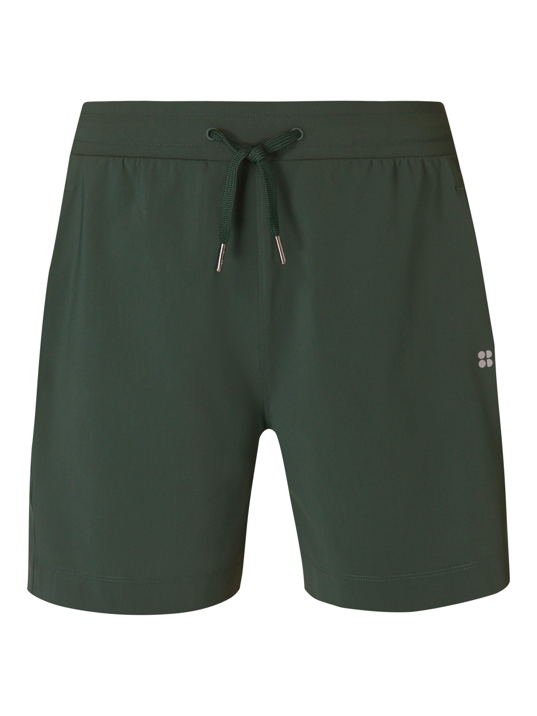Product image 8 of 8, which shows Sweaty Betty Explorer 5.5" Shorts, Trek Green, XXS