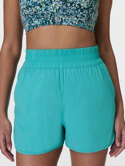 Sweaty Betty Relay Unlined Shell Shorts, Ripple Blue