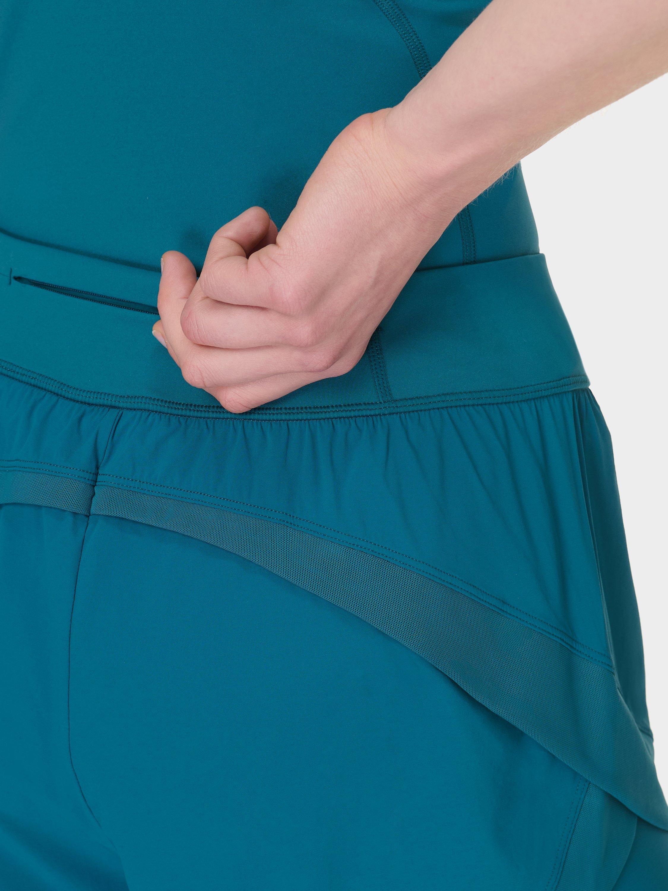 Product image 5 of 8, which shows Sweaty Betty Tempo Run Shorts, Cabin Blue, XXS