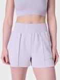 Sweaty Betty Sand Wash CloudWeight Shorts, Heather Purple