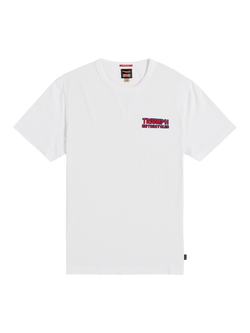 Triumph Motorcycles Cotton Regular Fit Head Down Racer T-Shirt, White, White