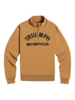 Triumph Motorcycles Ribble Cotton Sweatshirt, Fawn, Fawn