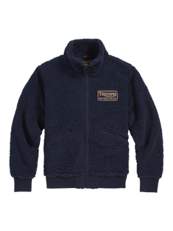 Triumph Motorcycles Roadhouse Fleece Jacket, Indigo, Indigo