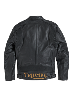 Triumph Motorcycles Challenger Leather Jacket, Black - view 2, Black