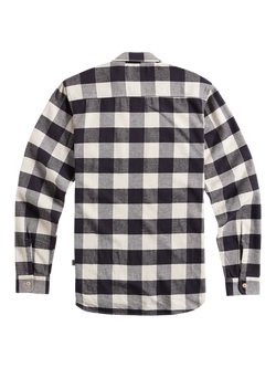 Triumph Motorcycles Montana Cotton Regular Fit Check Shirt, Black/Bone - view 2, Black/Bone