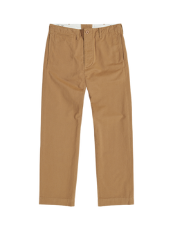 Triumph Motorcycles Officer Cotton Twill Chinos, Tan, Tan