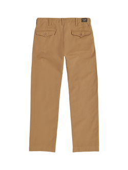 Triumph Motorcycles Officer Cotton Twill Chinos, Tan - view 2, Tan