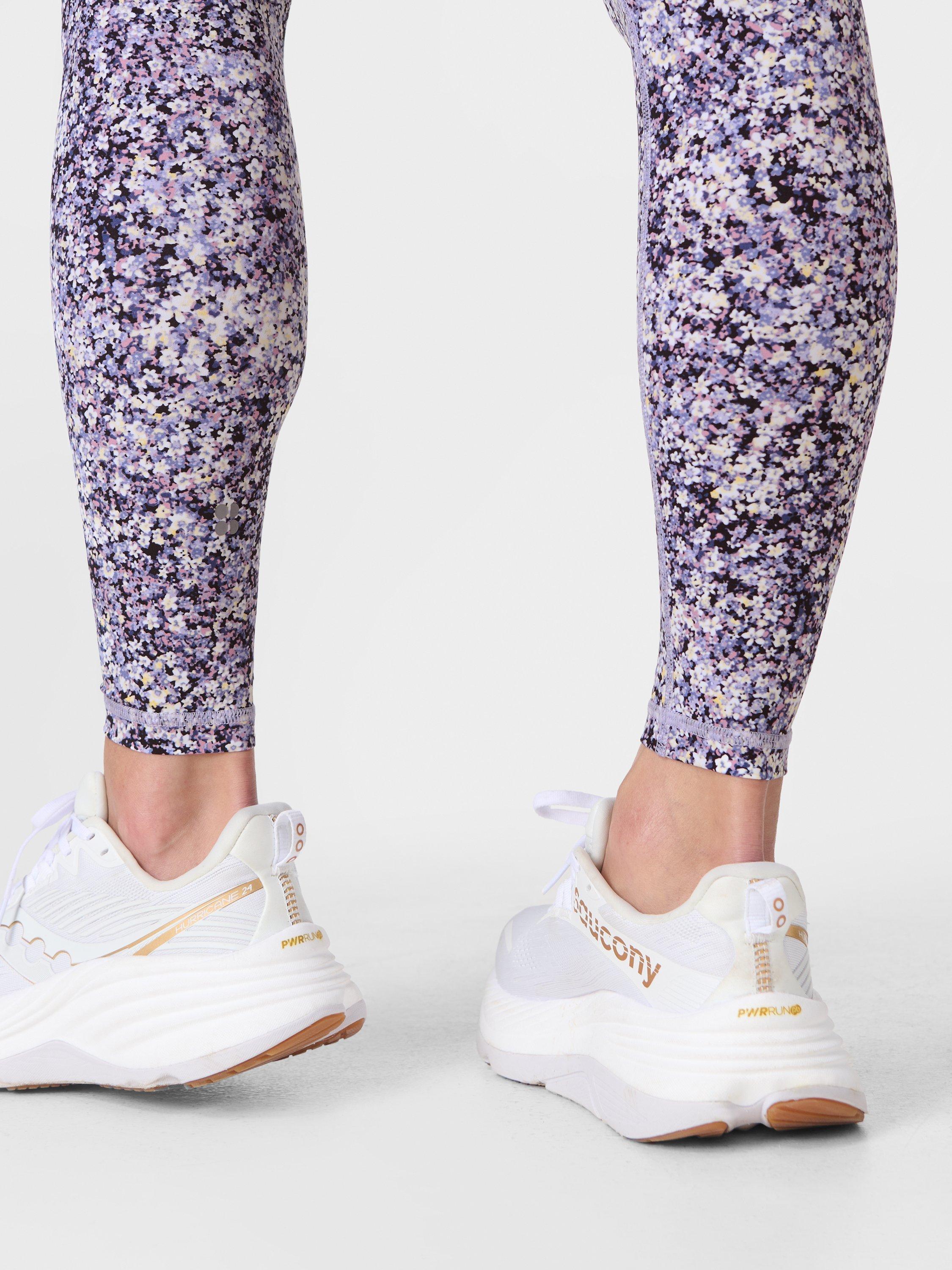 Product image 6 of 9, which shows Sweaty Betty Power Workout Leggings, Purple Meadow Print, XS
