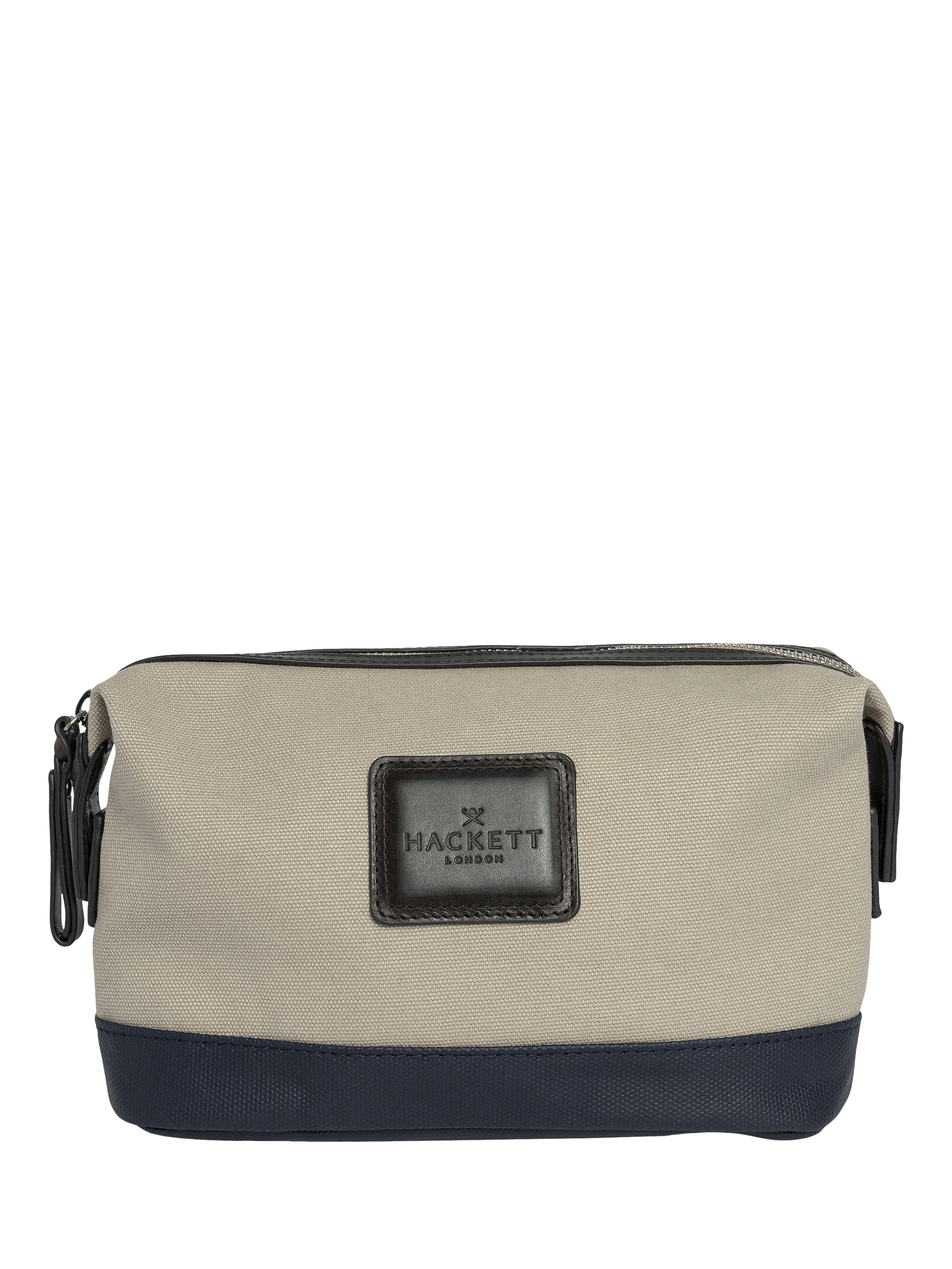 Product image 1 of 4, which shows Hackett London Cotton Washbag, Ivory White