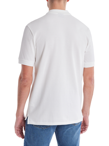 PS Paul Smith Cotton Regular Fit Short Sleeve Polo Shirt - view 2, White