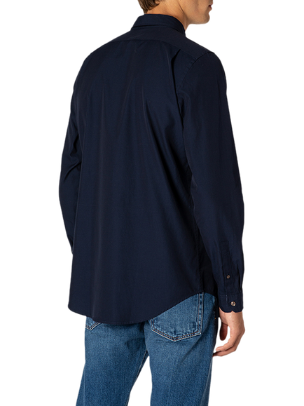 PS Paul Smith Cotton Tailored Fit Shirt - view 2, Inky Blue