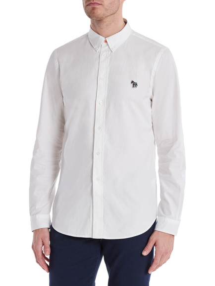 PS Paul Smith Cotton Tailored Fit Shirt, White