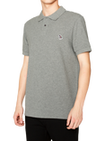PS Paul Smith Cotton Regular Fit Short Sleeve Polo Shirt, Grey Melange