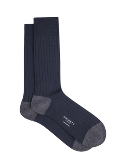 Hackett London Merino Wool Mix Socks, Navy