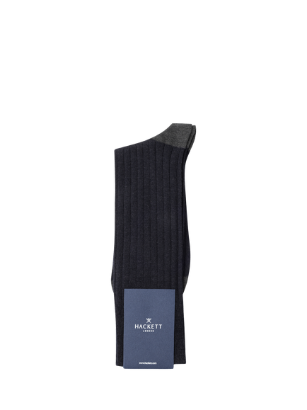 Hackett London Merino Wool Mix Socks - view 2, Navy