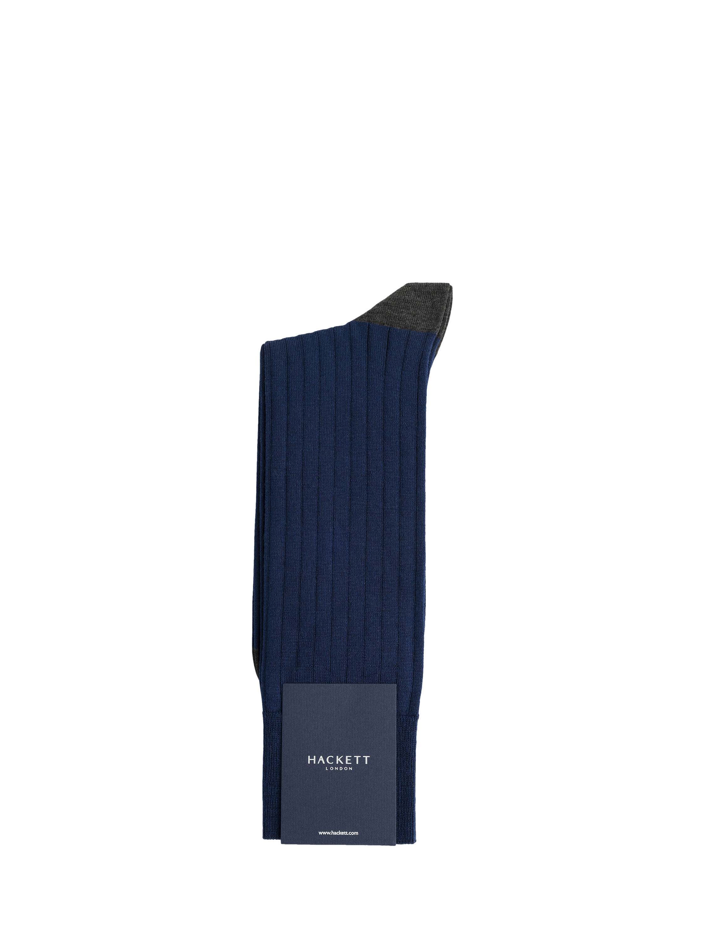 Product image 2 of 4, which shows Hackett London Merino Wool Mix Socks, Royal Blue, M-L