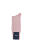 Hackett London Birdseye Pattern Cotton Socks, College Pink