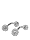 Hackett London Monkey Knot Cufflinks, Silver