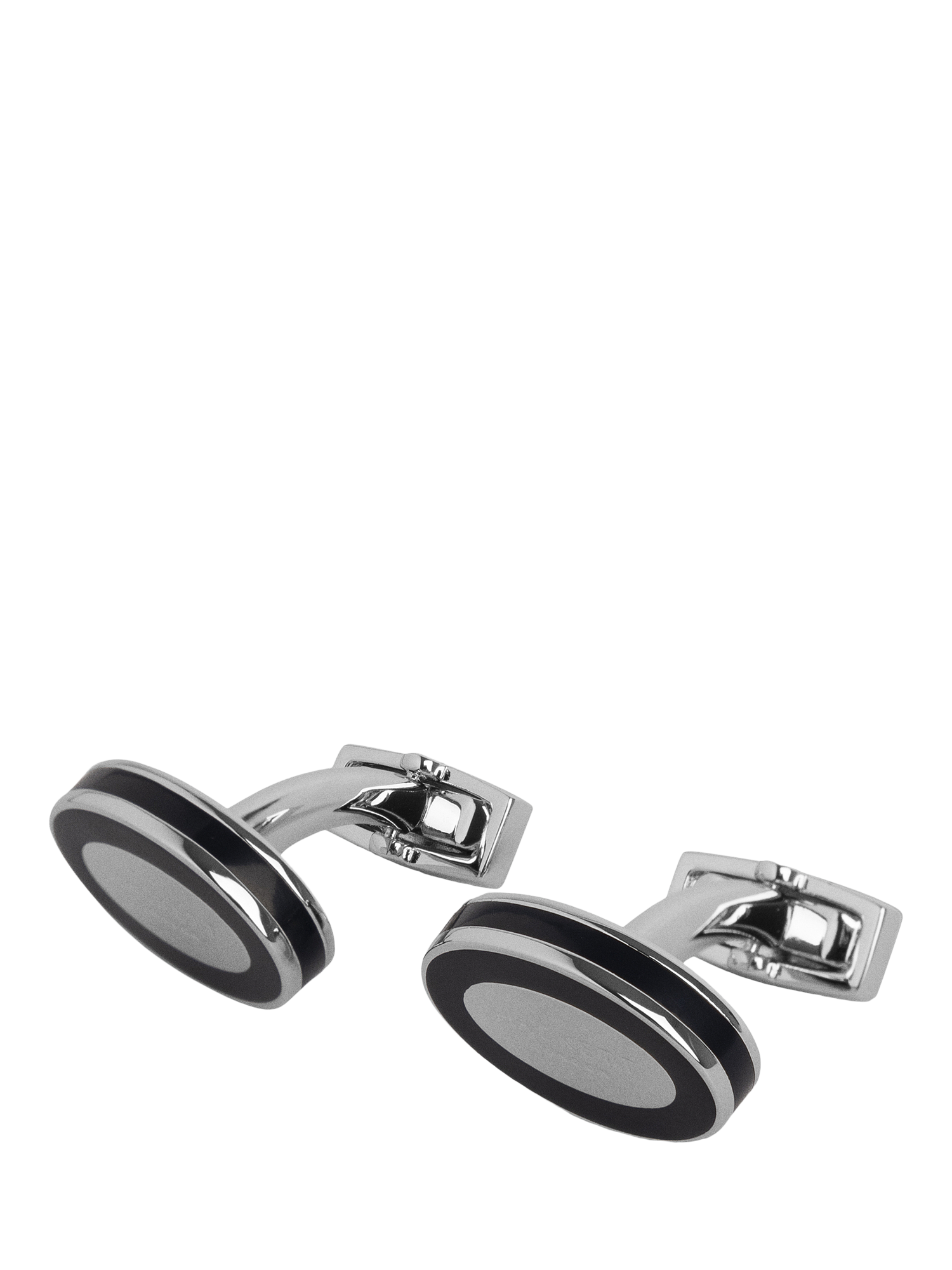 Product image 2 of 4, which shows Hackett London Oval Cufflinks, Navy