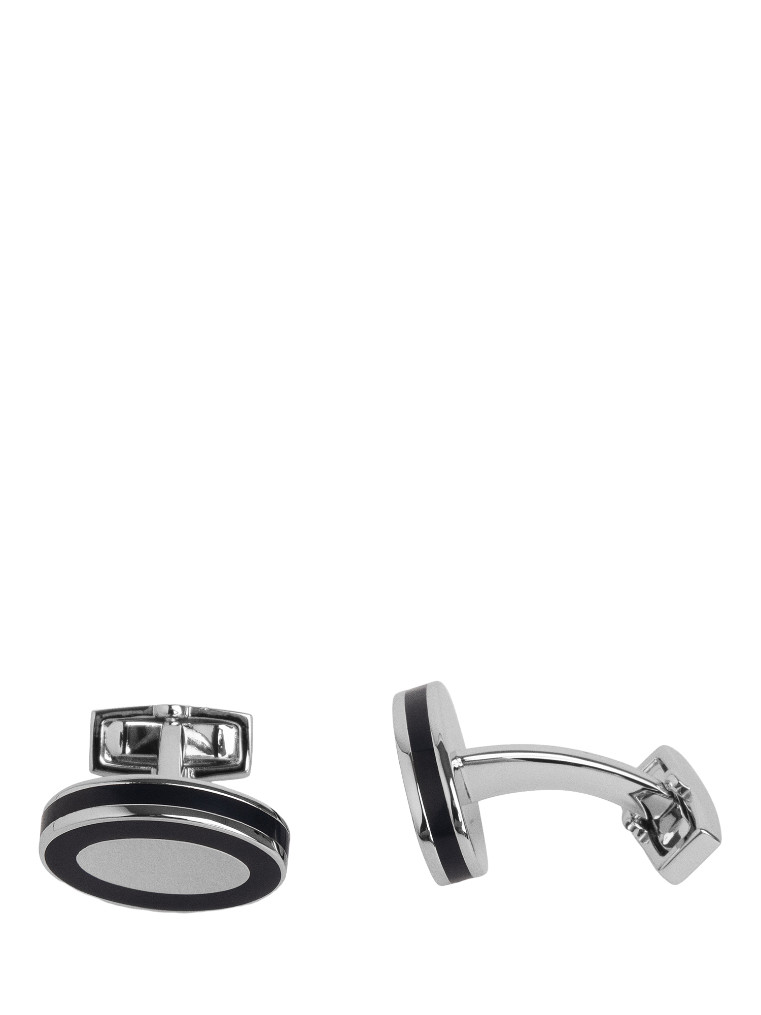 Product image 4 of 4, which shows Hackett London Oval Cufflinks, Navy