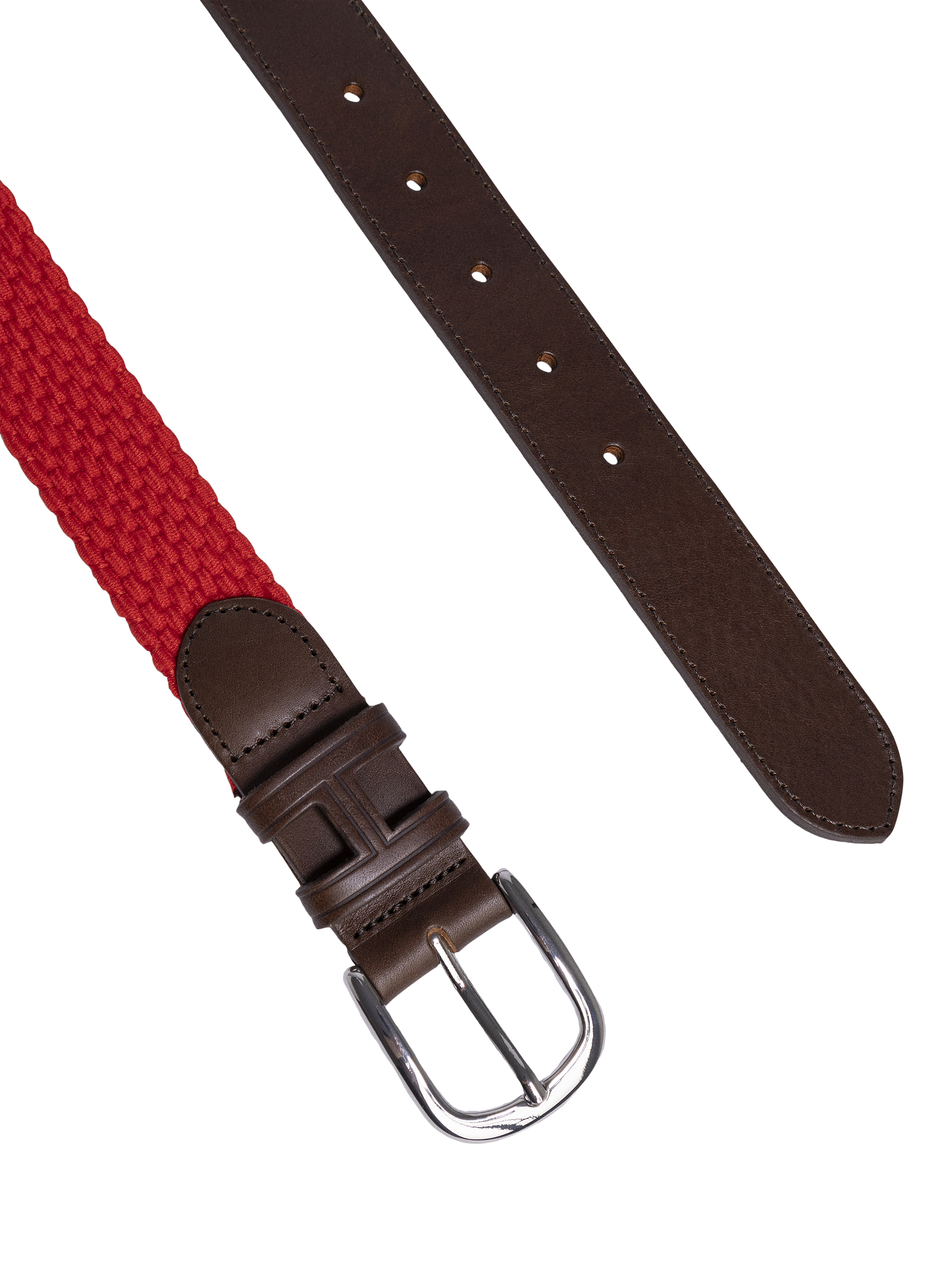 Product image 2 of 4, which shows Hackett London Parachute Stretch Belt, Pop Red, S