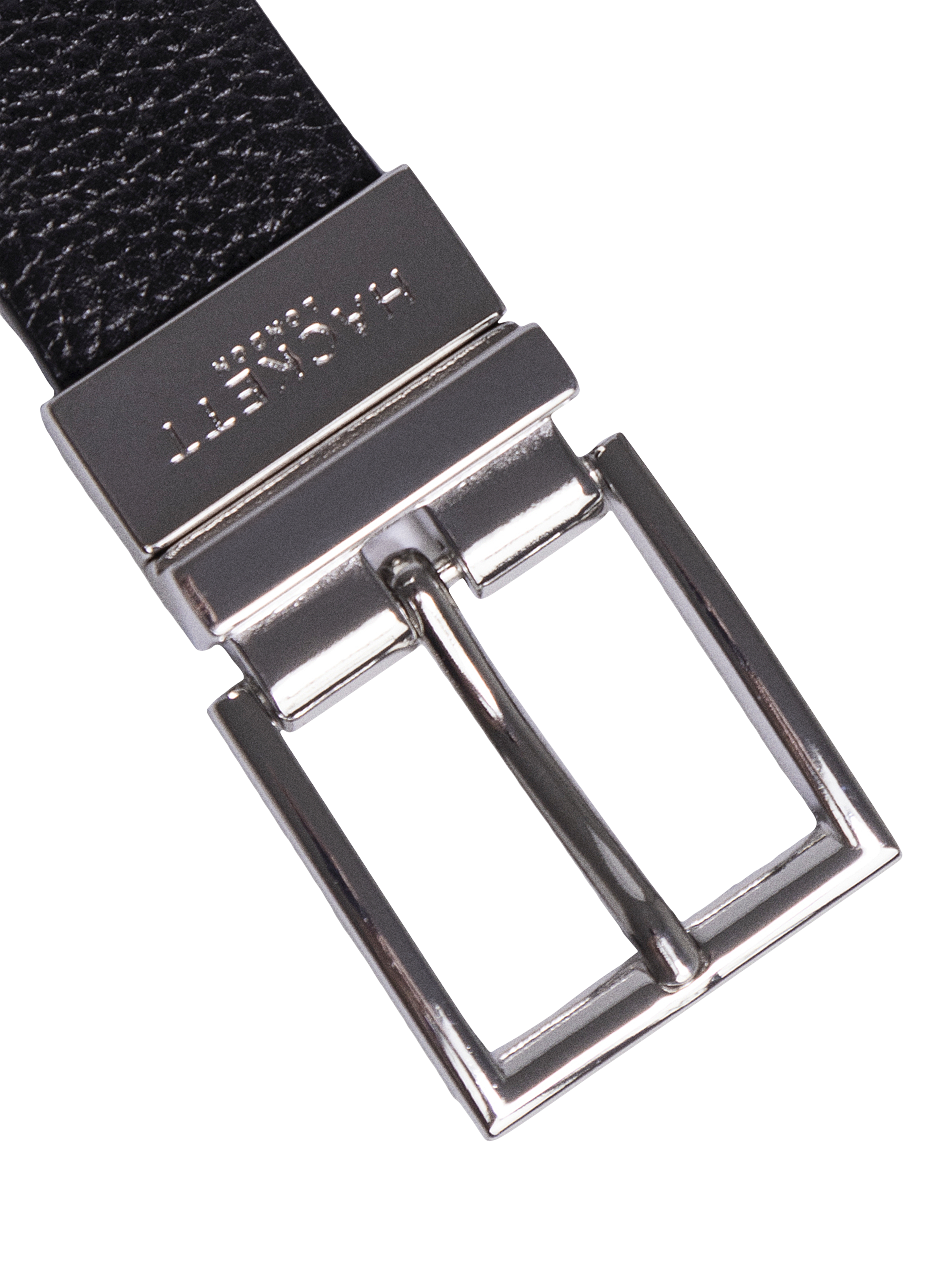 Product image 4 of 4, which shows Hackett London Reversible Leather Belt, Black, 40