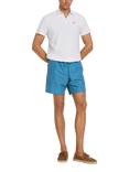 Hackett London Printed Regular Fit Swim Trunks, Spearmint Green, Spearmint Green