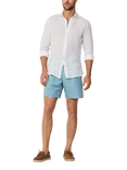 Hackett London Printed Regular Fit Swim Trunks, Fade Blue, Fade Blue