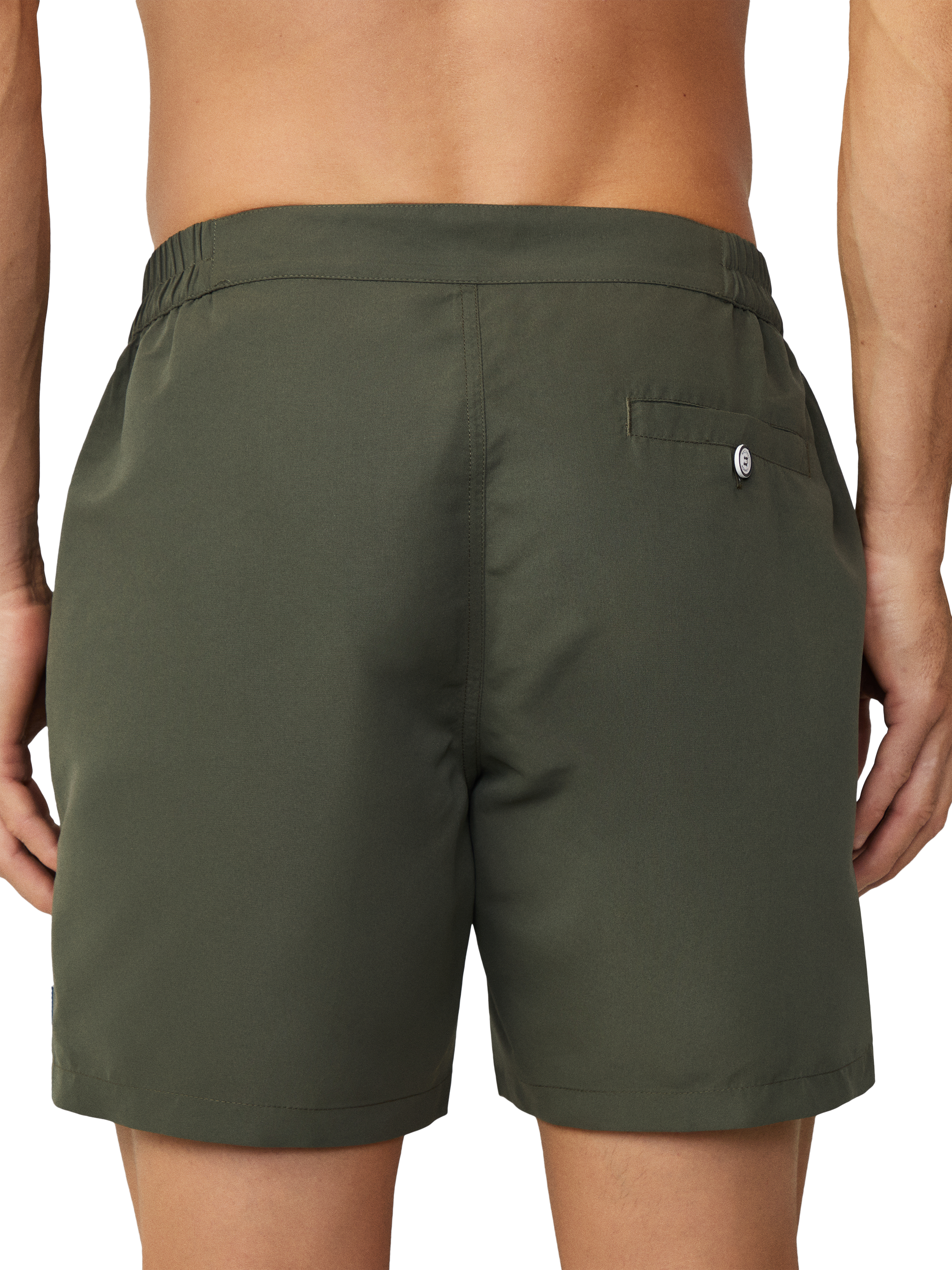 Product image 3 of 5, which shows Hackett London Tailored Fit Swim Trunks, Thyme Green, XXL