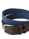 Hackett London Braided Leather Tip Belt