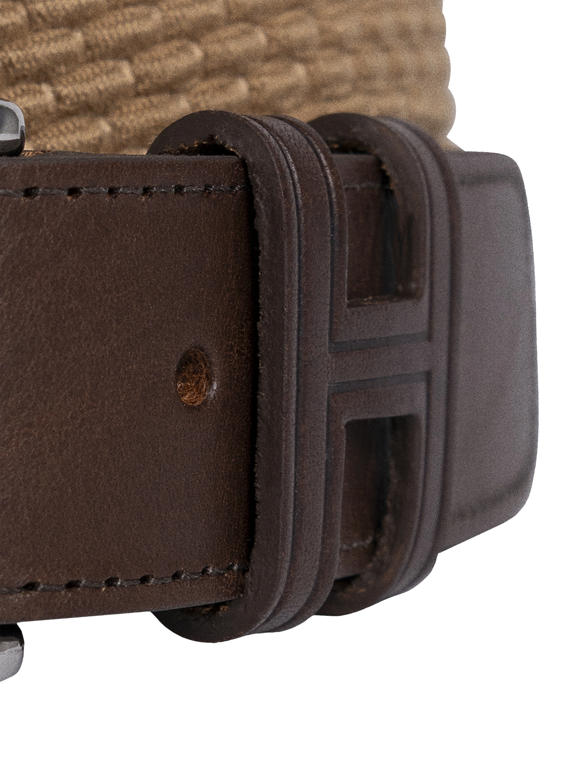 Product image 3 of 4, which shows Hackett London Parachute Stretch Belt, Stone Beige, S