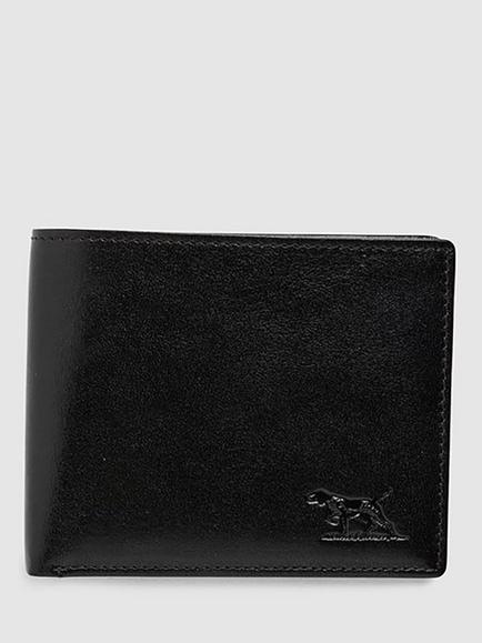 Rodd & Gunn Wakefield Slim Bi-fold Leather Wallet, Nero