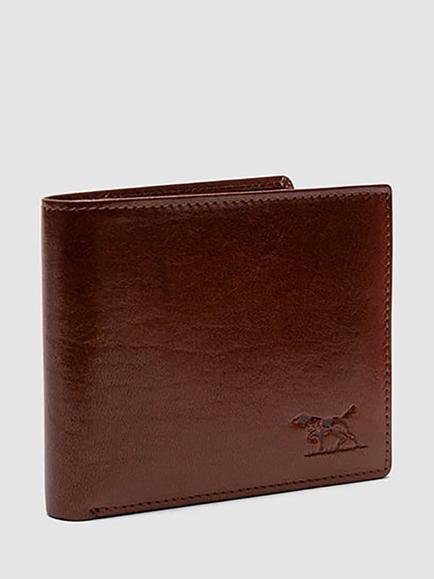 Rodd & Gunn Wakefield Slim Bi-fold Leather Wallet - view 2, Cognac