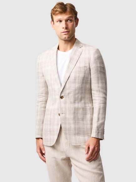 Rodd & Gunn Waverly Park Slim Fit Linen Blazer, Oatmeal, Oatmeal