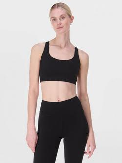 Sweaty Betty Ultimate Studio Racerback Sports Bra, Black