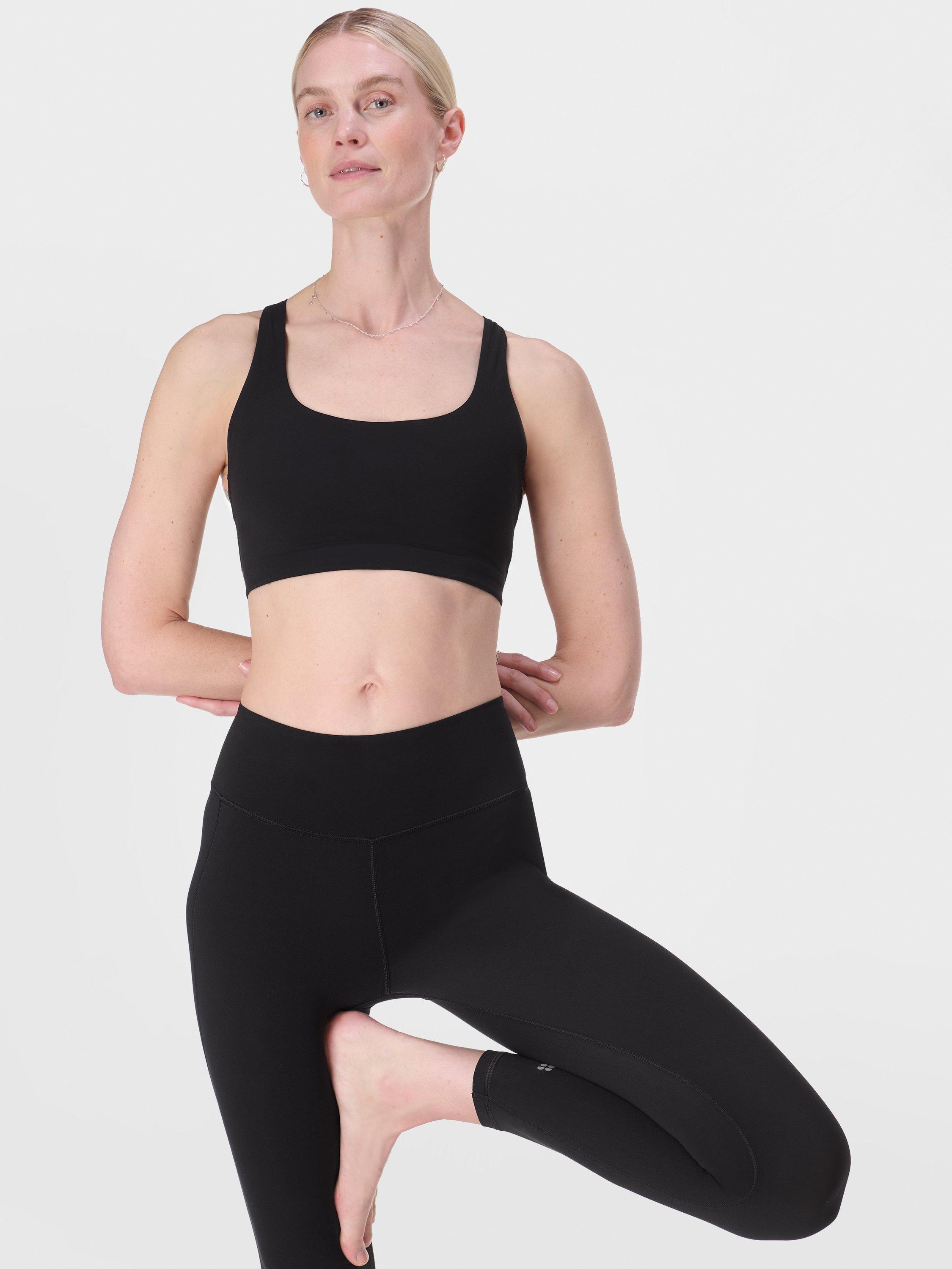 Product image 2 of 7, which shows Sweaty Betty Ultimate Studio Racerback Sports Bra, Black, XXS
