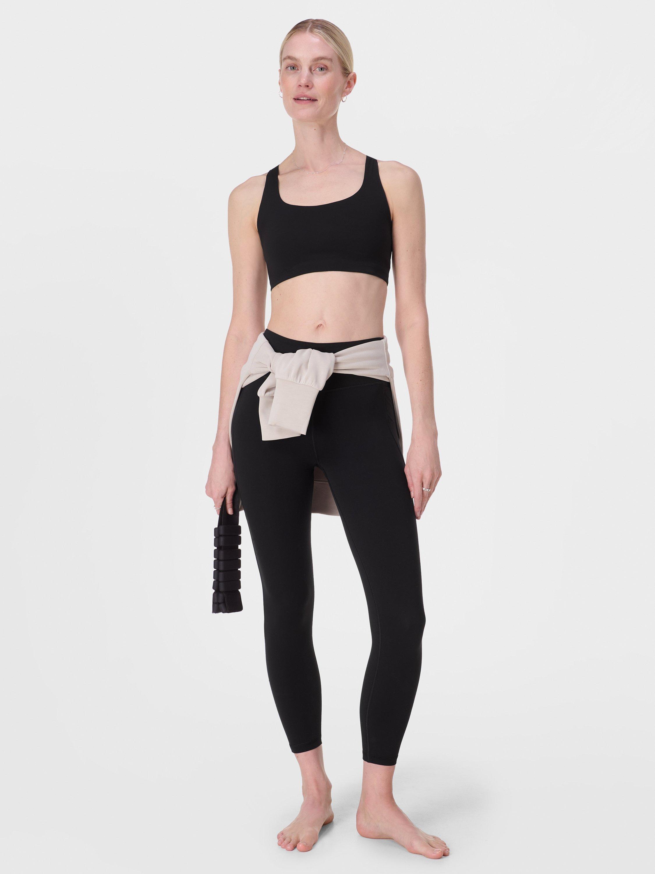Product image 3 of 7, which shows Sweaty Betty Ultimate Studio Racerback Sports Bra, Black, XXS