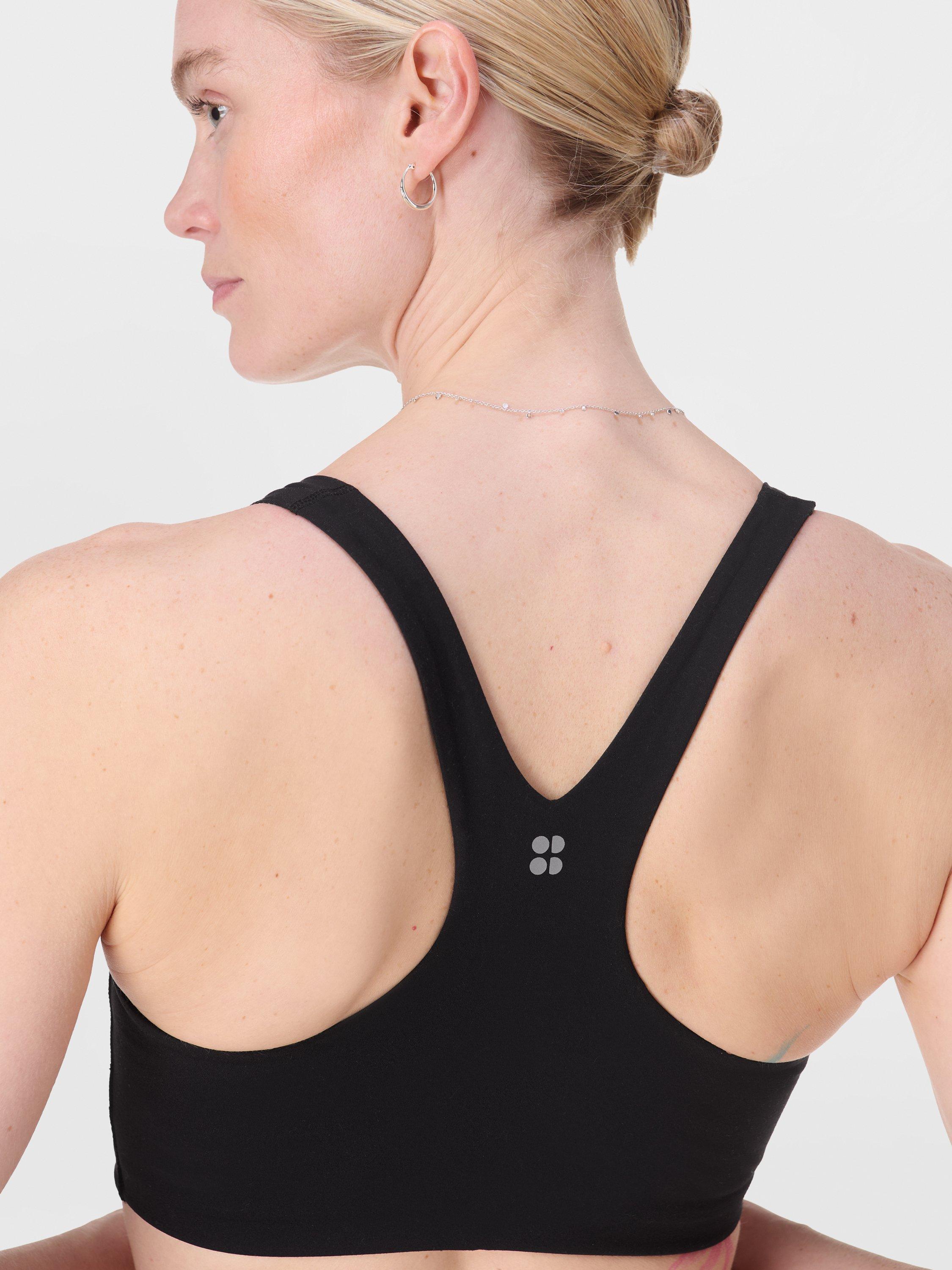 Product image 5 of 7, which shows Sweaty Betty Ultimate Studio Racerback Sports Bra, Black, XXS