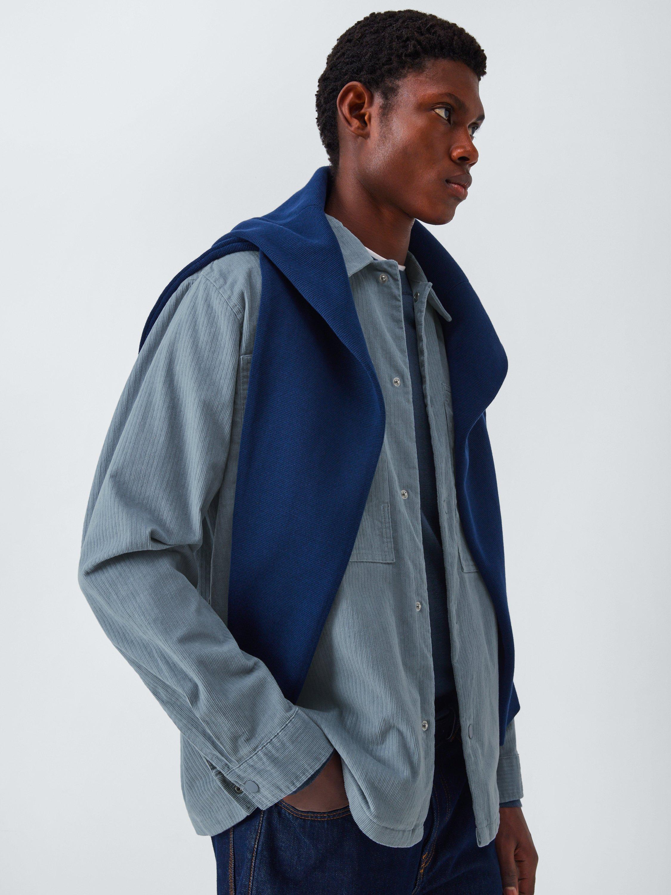Product image 5 of 6, which shows Kin Corduroy Overshirt, Tradewinds, S