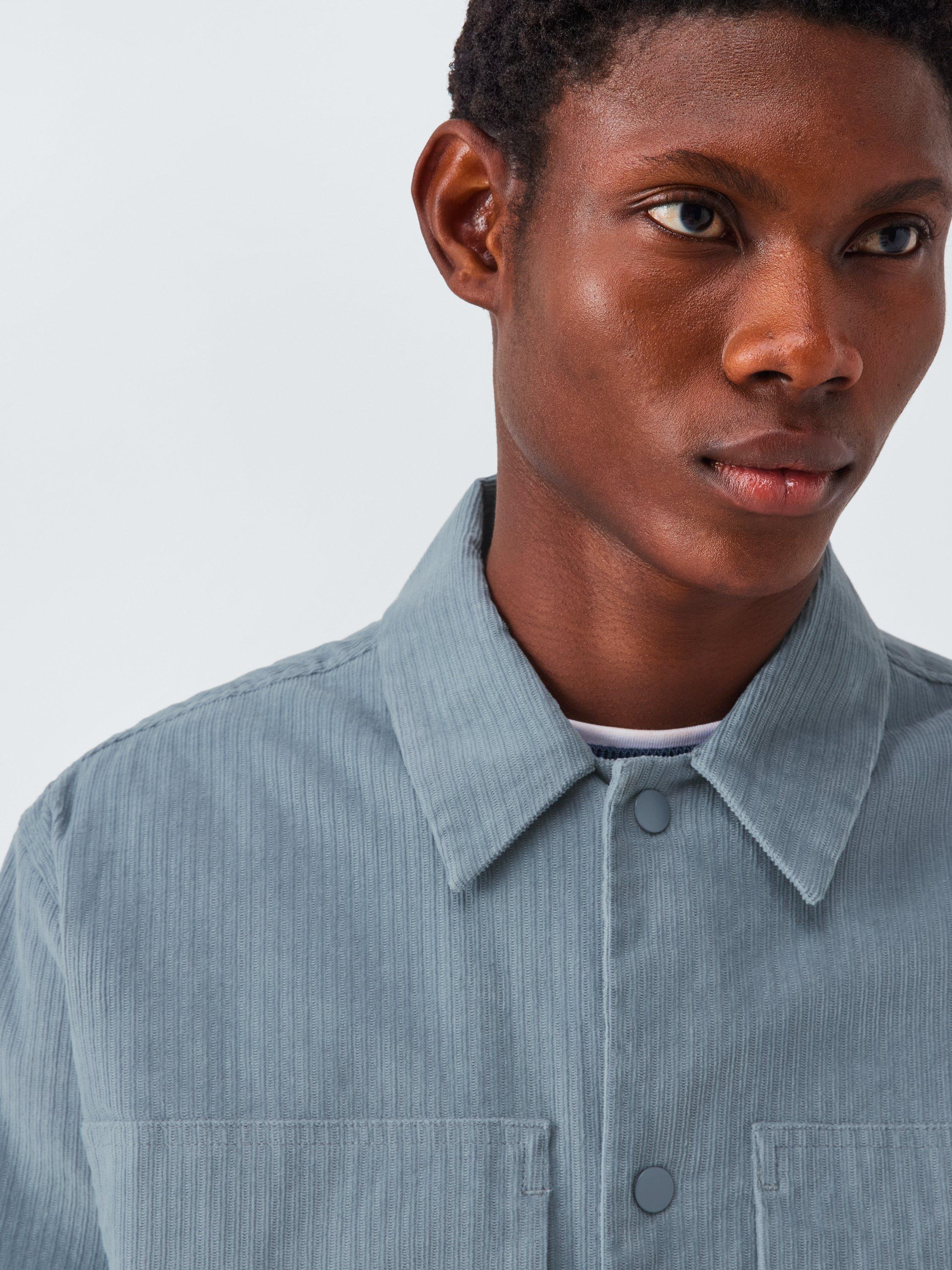 Product image 6 of 6, which shows Kin Corduroy Overshirt, Tradewinds, S
