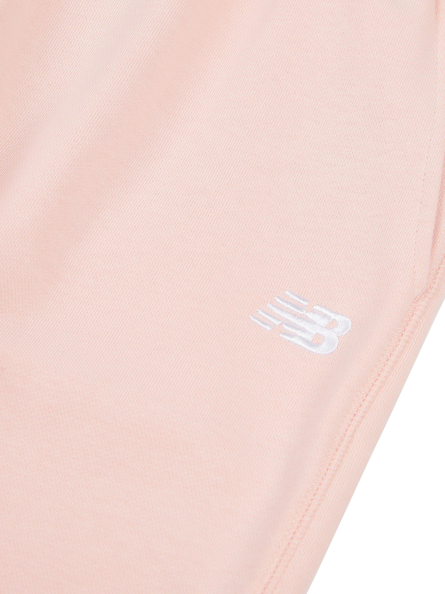 Product image 8 of 11, which shows New Balance Kids' French Terry Small Logo Jogging Bottoms, Pink Haze, 7-8 years