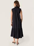 Soaked In Luxury Bamone Cotton Sleeveless Midi Shirt Dress