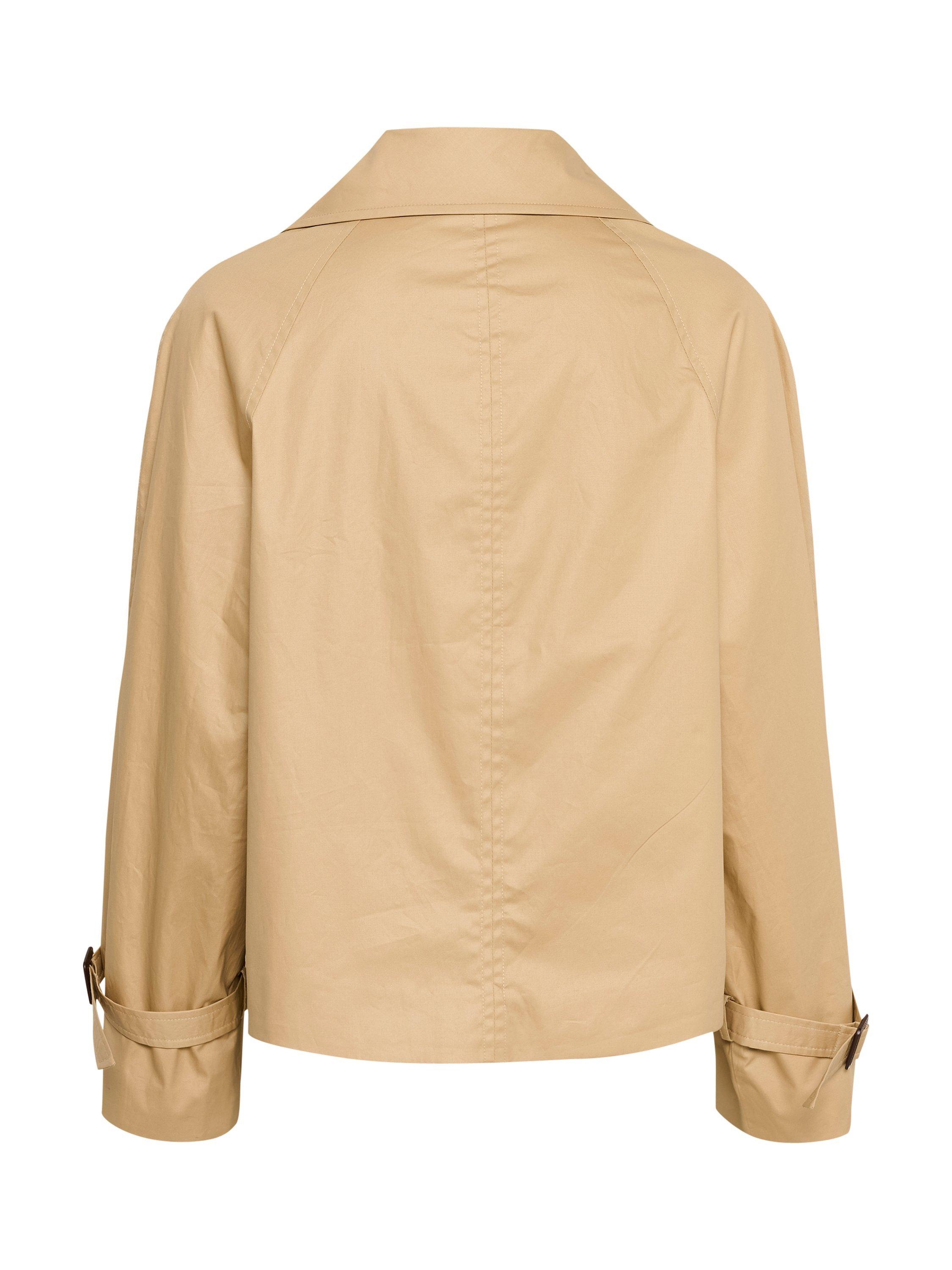 Product image 6 of 6, which shows Soaked In Luxury Favne Trench Jacket, Beige, S