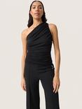Soaked In Luxury Hanadi One Shoulder Top, Black, Black